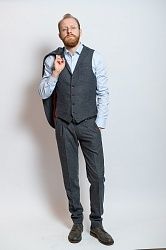 Жилет мужской серый BARKLAND БРИГ  Ж                  