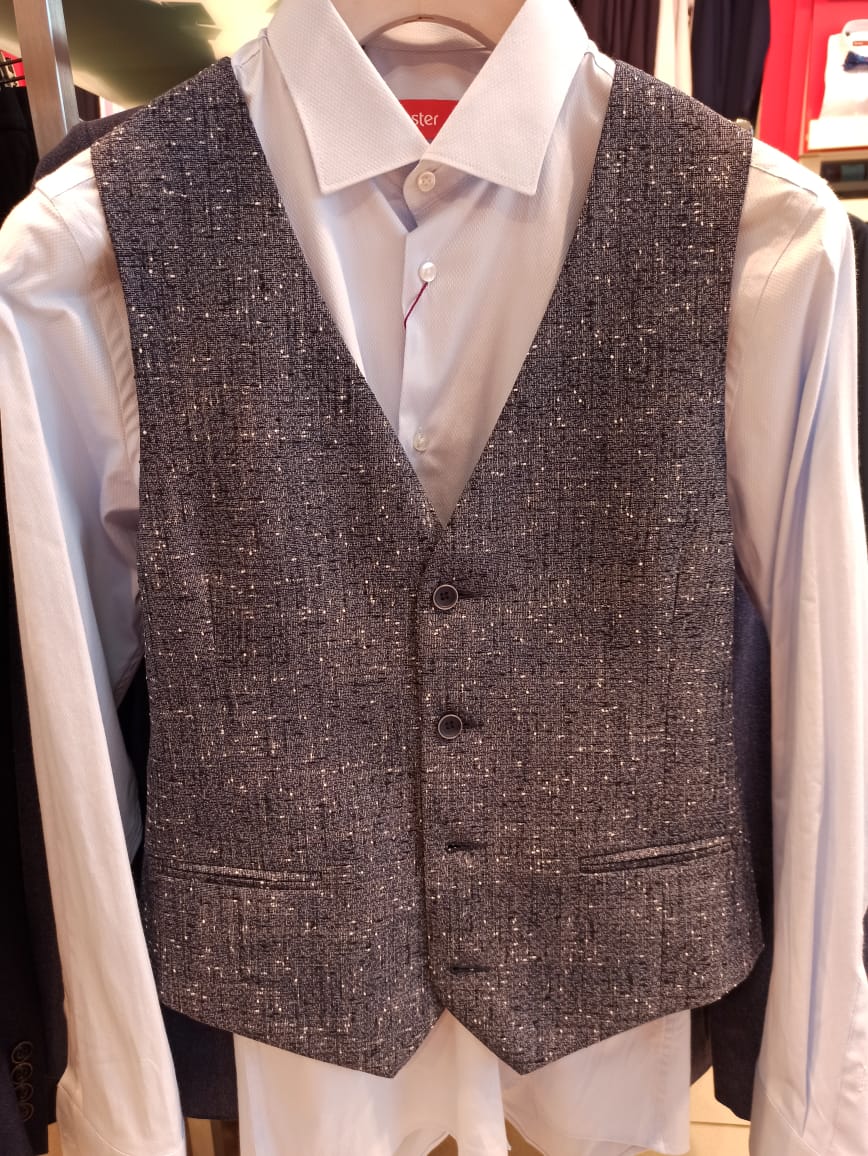 Жилет мужской голубой VAN CLIFF А80054"Марголис блю гладь