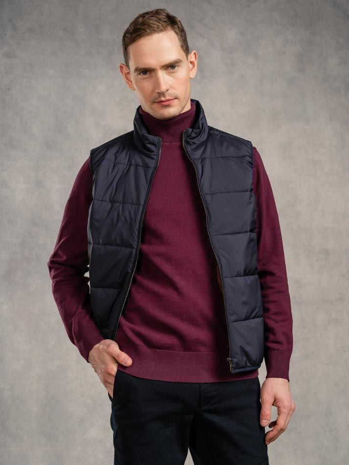 Жилет мужской синий DTMD (DORTMUND) 2018 NAVY