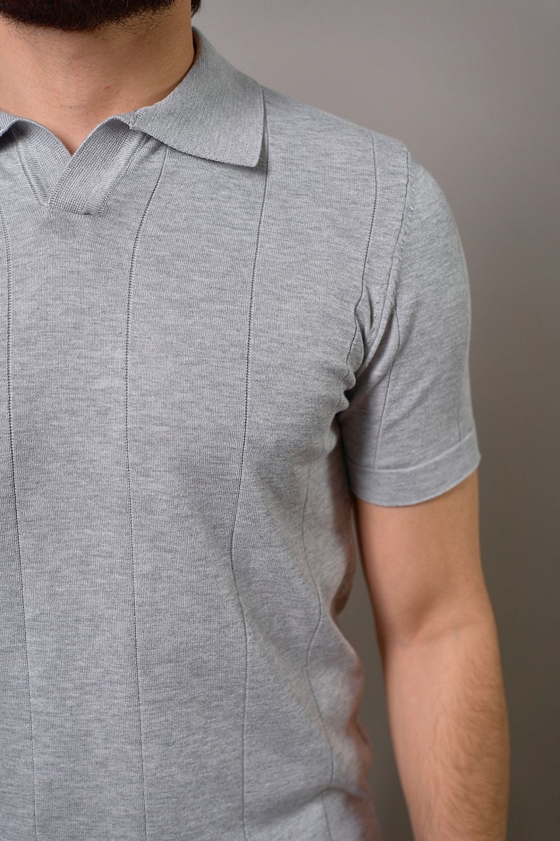 Джемпер-поло мужской цвет серый SMART MEN 11527.25Y серый