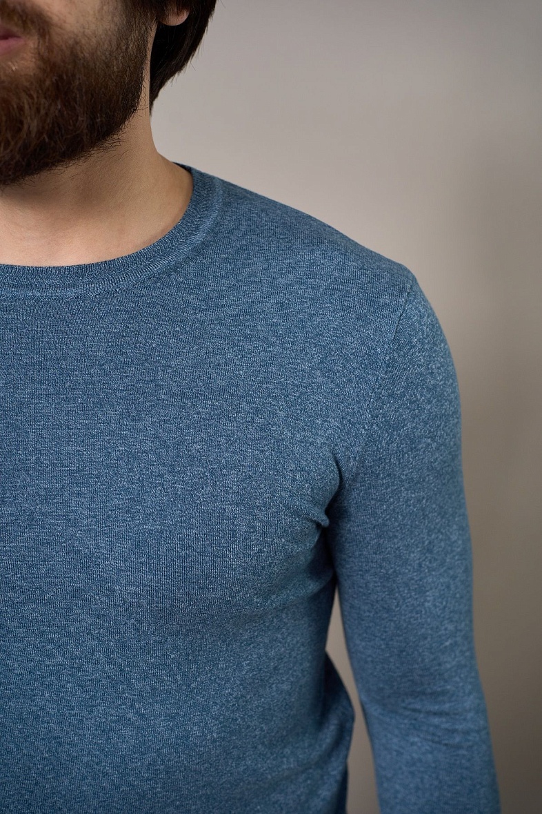 Джемпер мужской цвет голубой BARKLAND СТОРМ-2 серо-синий