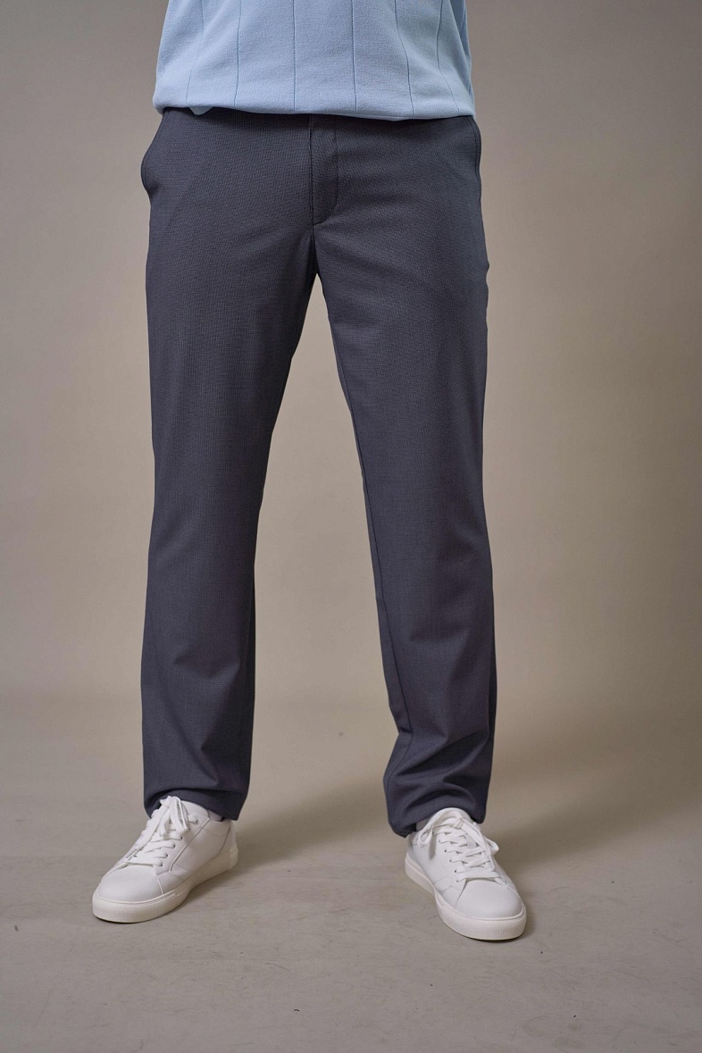 Брюки мужские классические без стрелок серый Jofree Гольф цв.1