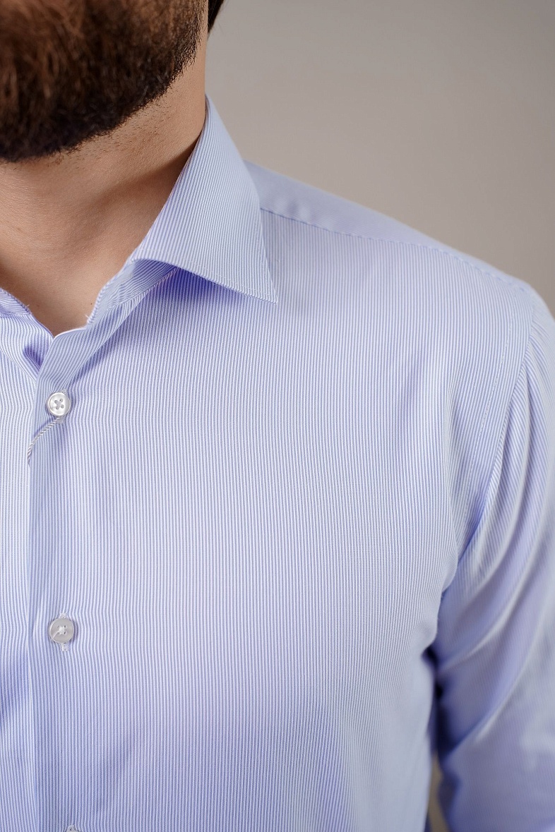 Рубашка мужская длинный рукав белый VESTER 51514 цв. 10