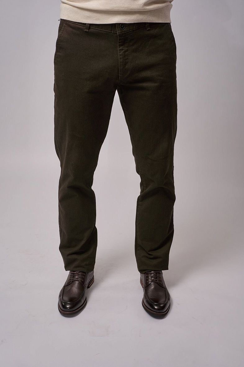 Брюки мужские чиносы, (повседневные брюки) зеленый Royal Spirit Виган