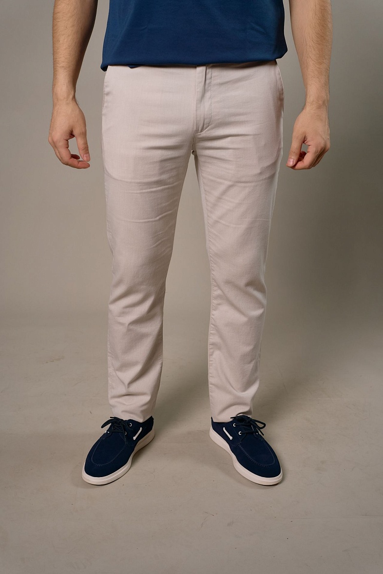 Брюки мужские чиносы, (повседневные брюки) белый Luxor 805-2176.G929.Y002.L.W0271