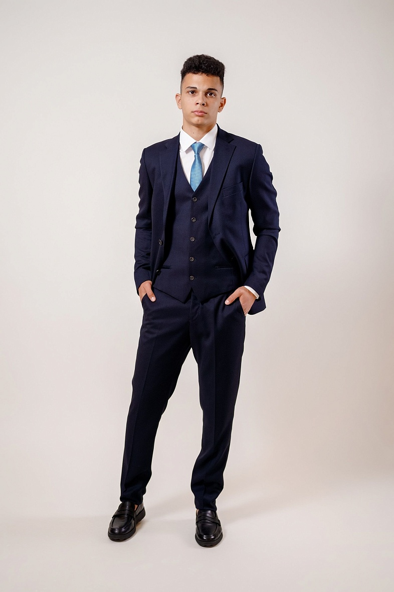 Костюм мужской   синий фактурный Adam Soul 24\1Md\Barsa\C KC