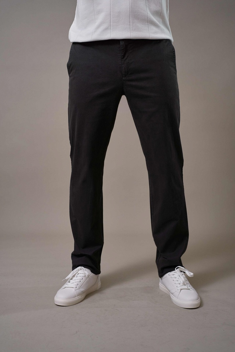 Брюки мужские чиносы, (повседневные брюки) серый Jofree Дерби