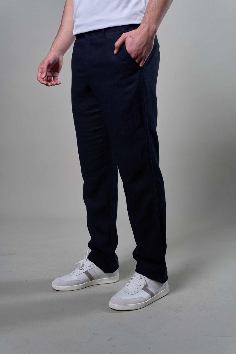 Брюки мужской   синий однотонный Royal Spirit Морен