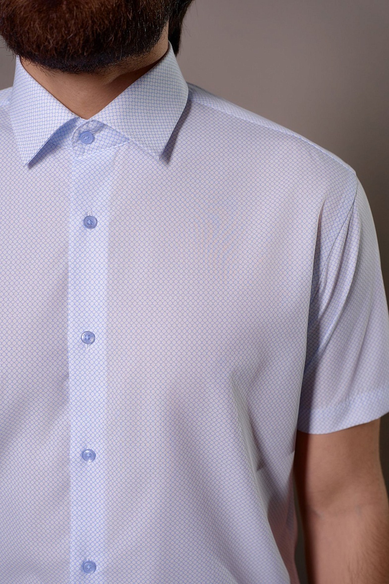 Рубашка мужская короткий рукав белый GROSTYLE SS018266