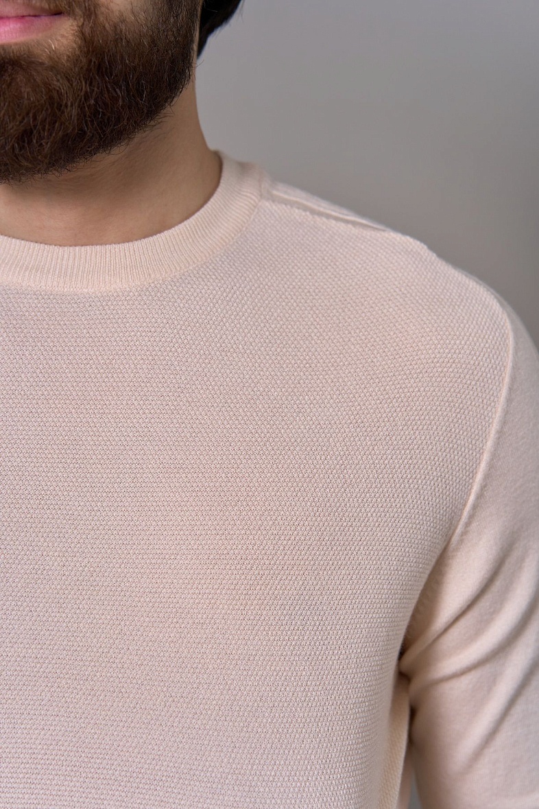 Джемпер мужской цвет желтый BARKLAND ТОНДЕЛА светло-бежевый