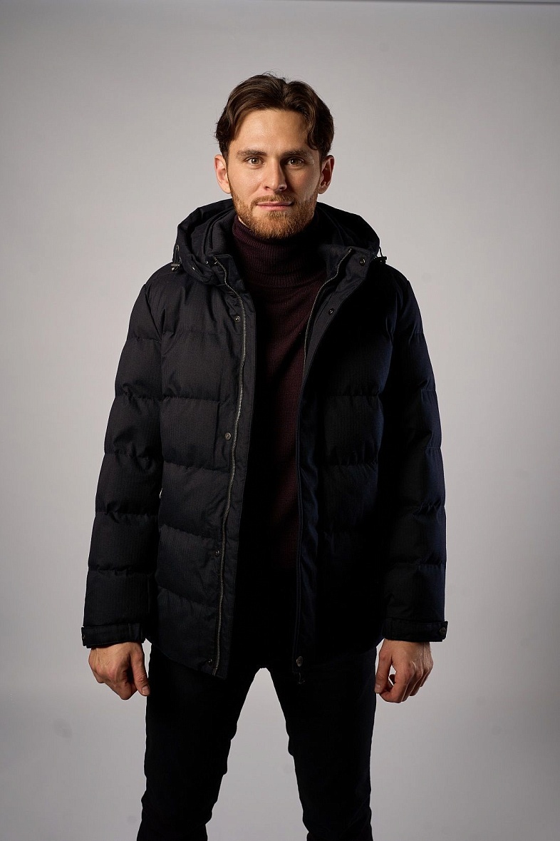 Куртка мужская черный DTMD (DORTMUND) 9067 ELIOT NAVY