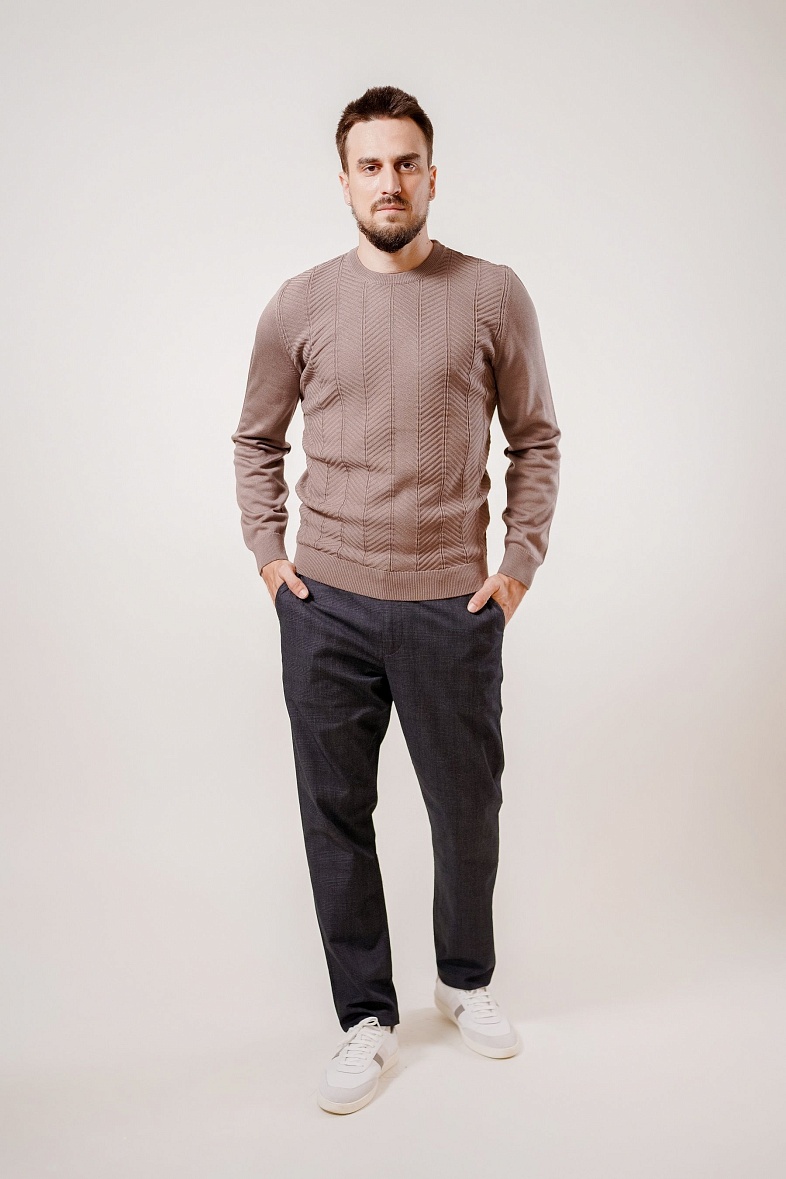 Джемпер мужской цвет коричневый no brand 39767 -022