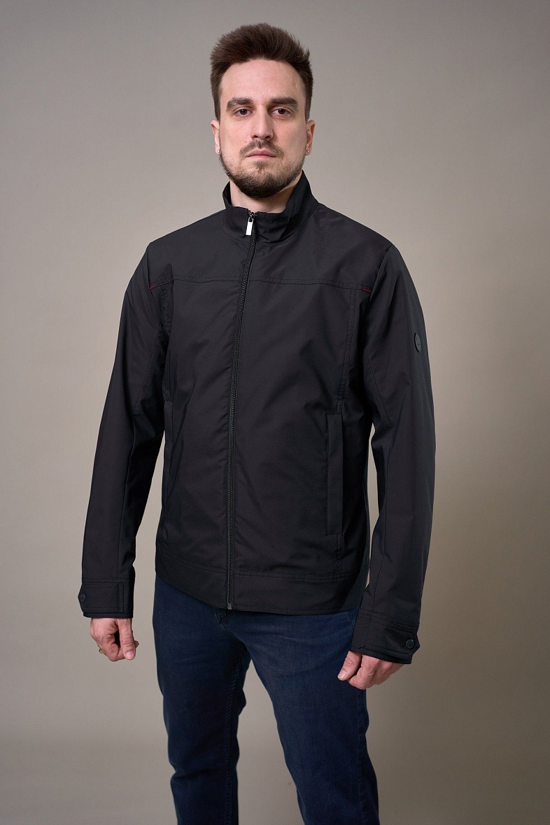 Куртка мужская черный MADZERINI MESSI B/V625-14 (сине-чёрный)