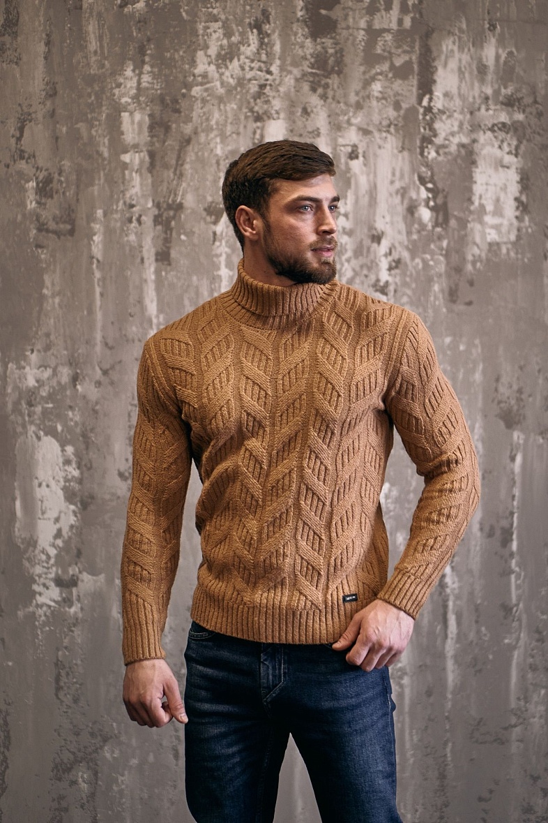 Джемпер мужской цвет коричневый MCR 11350.0014