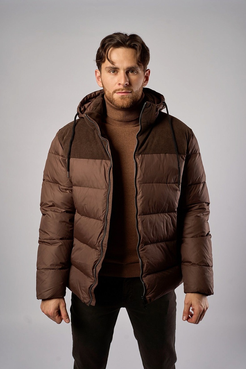 Куртка мужская коричневый LEXMER NW-KM-2228brown