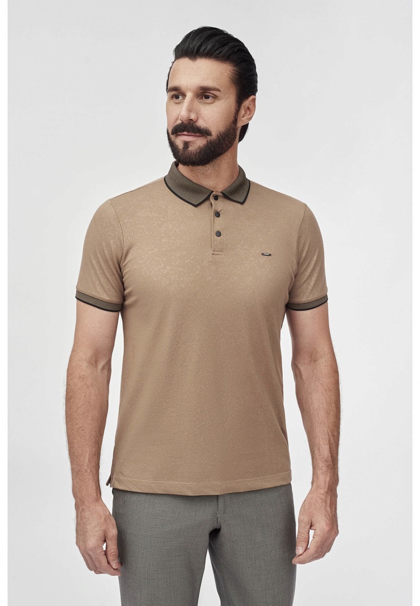 Трикотаж Поло цвет бежевый LEXMER NT-PPT-3117