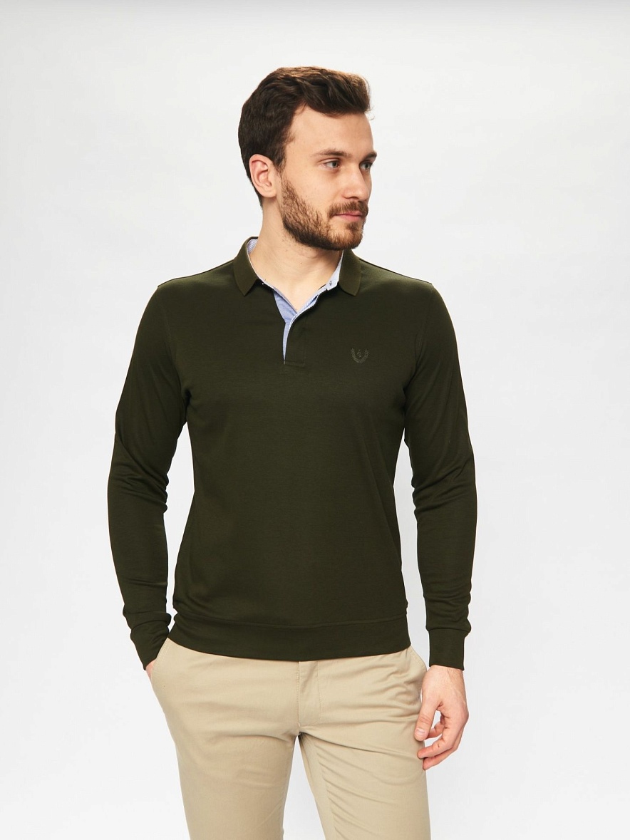 Джемпер-поло GROSTYLE цвет зеленый GROSTYLE 035021