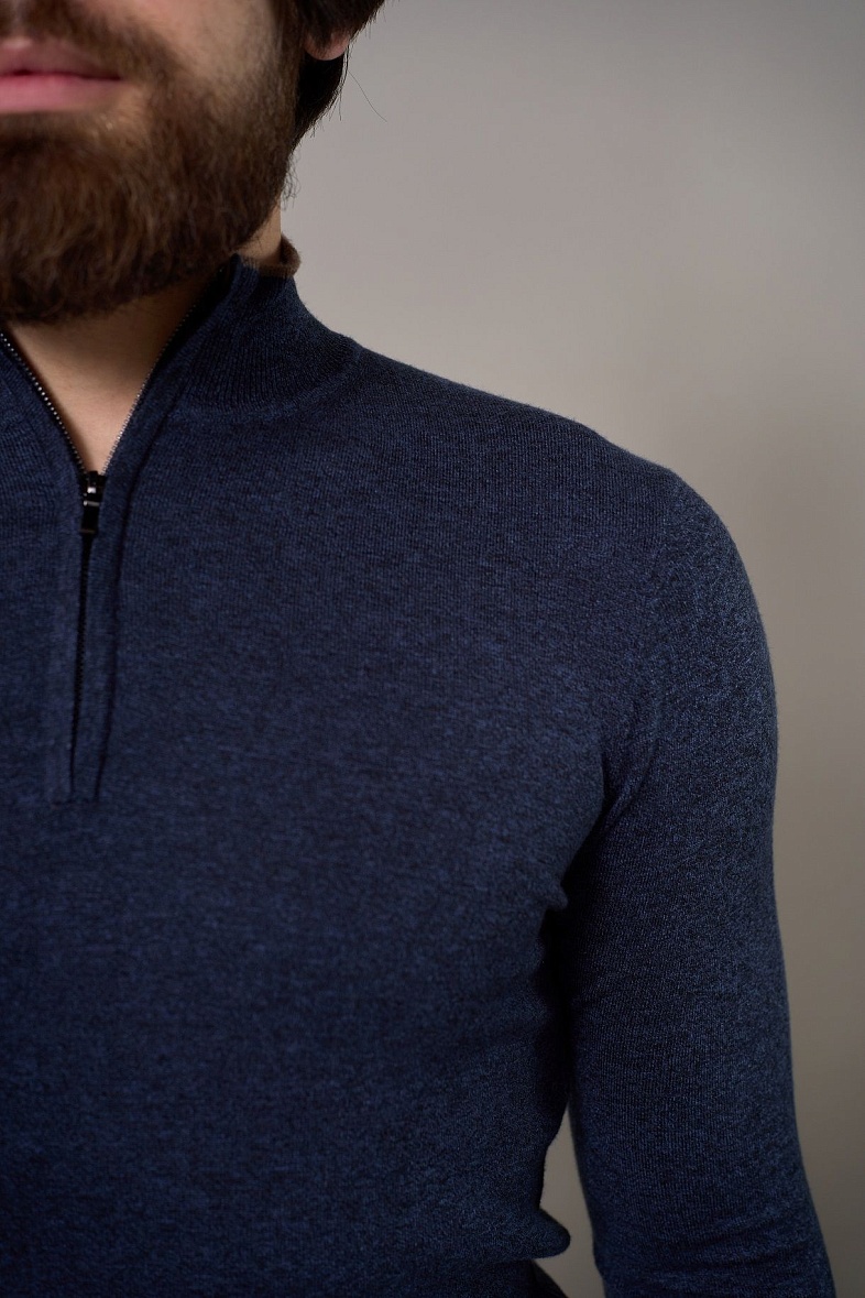 Джемпер мужской цвет синий BARKLAND КОВИЛЬЯН-1 темно-синий