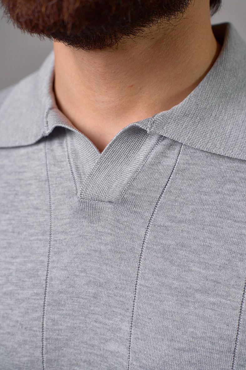 Поло мужское Р107 цвет голубой DTMD (DORTMUND) BLUE