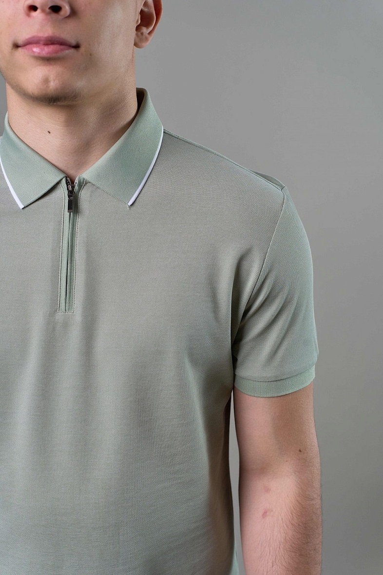 Трикотаж Поло цвет зеленый LEXMER NT-PM-6225