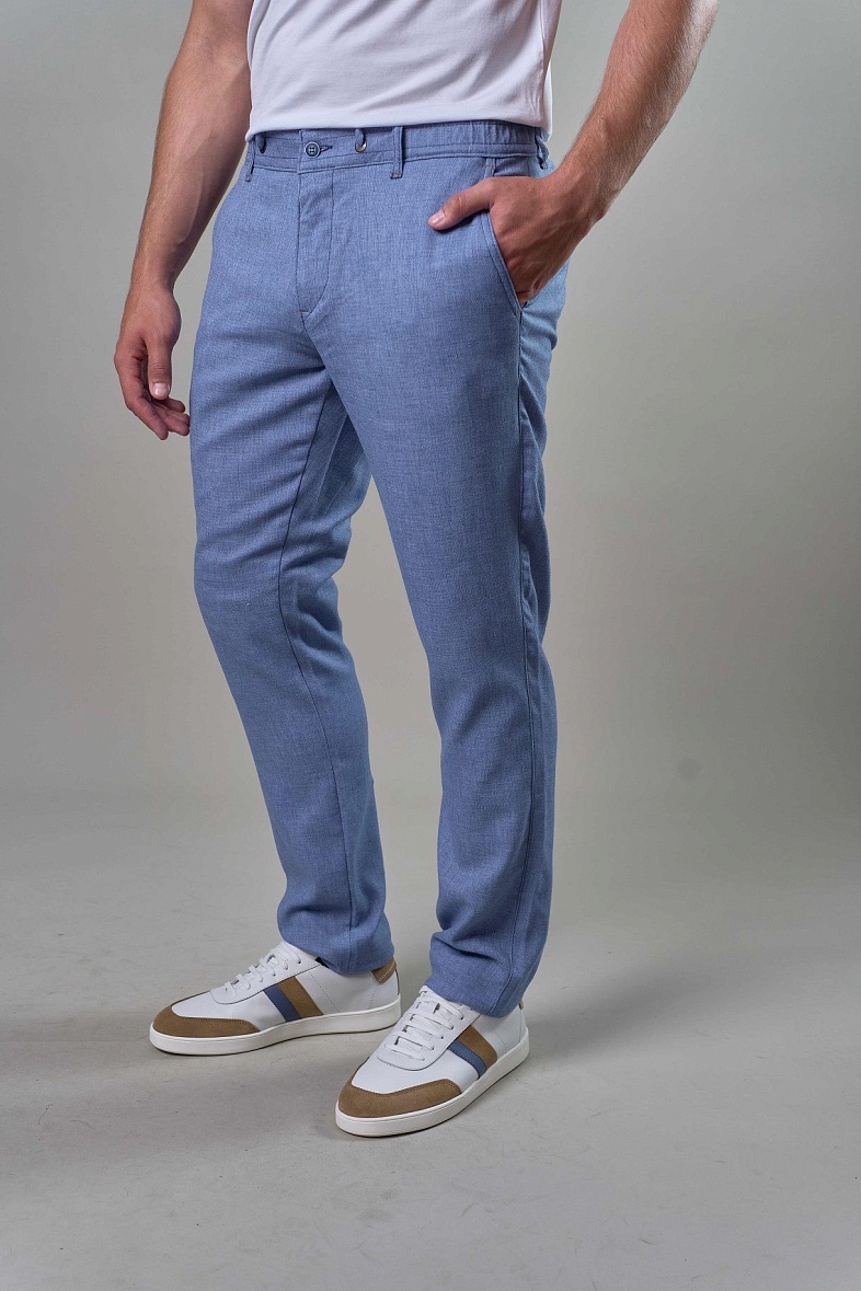 Брюки мужской   голубой меланж Royal Spirit Дейли