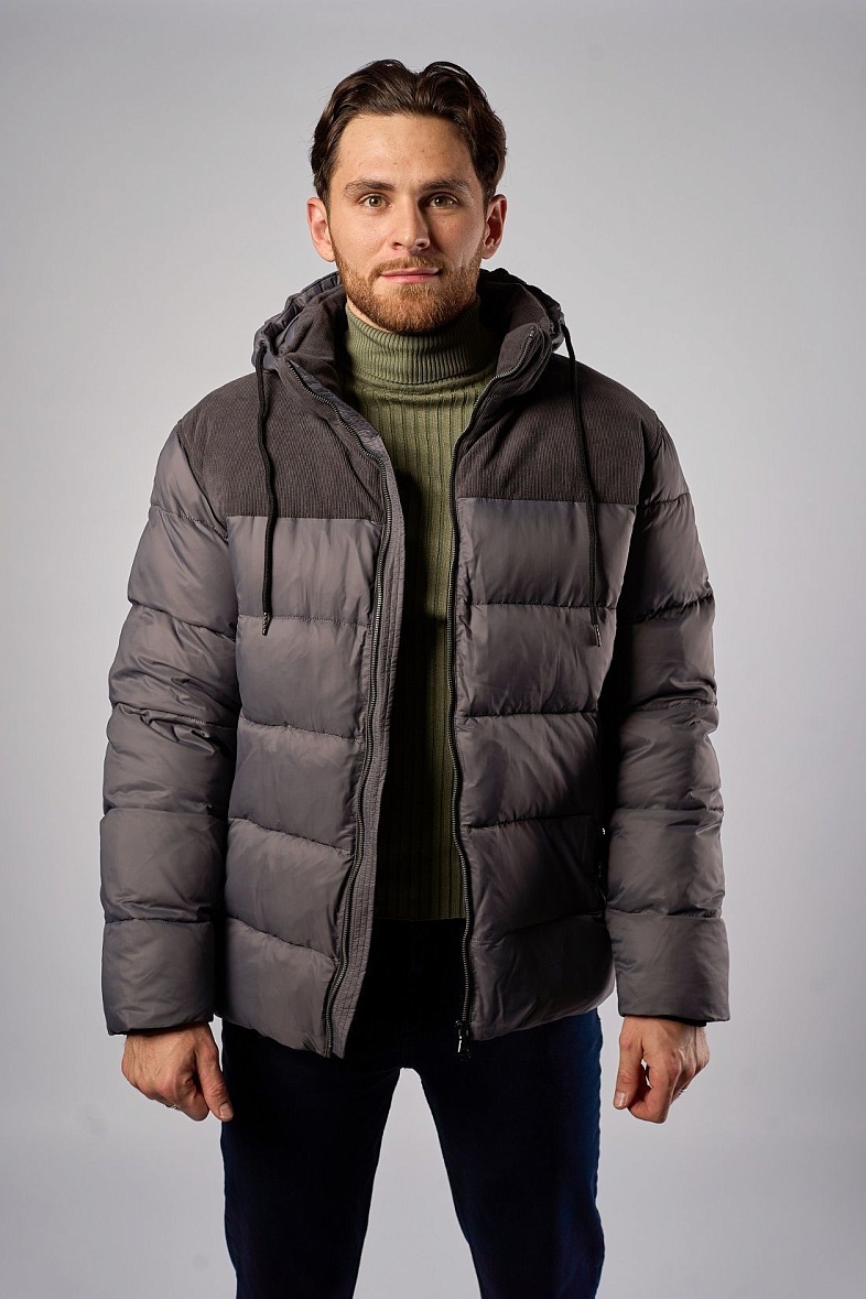 Куртка мужская серый LEXMER NW-KM-2228grey