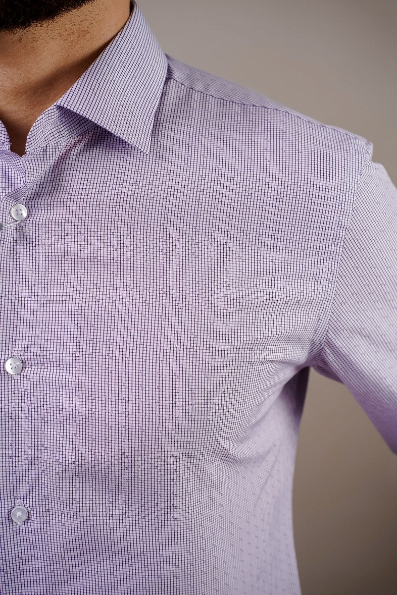 Рубашка мужская длинный рукав белый VESTER 68815 цв. 11