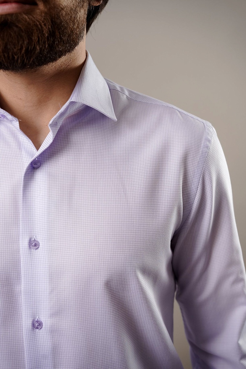 Рубашка мужская длинный рукав белый GROSTYLE SS018071