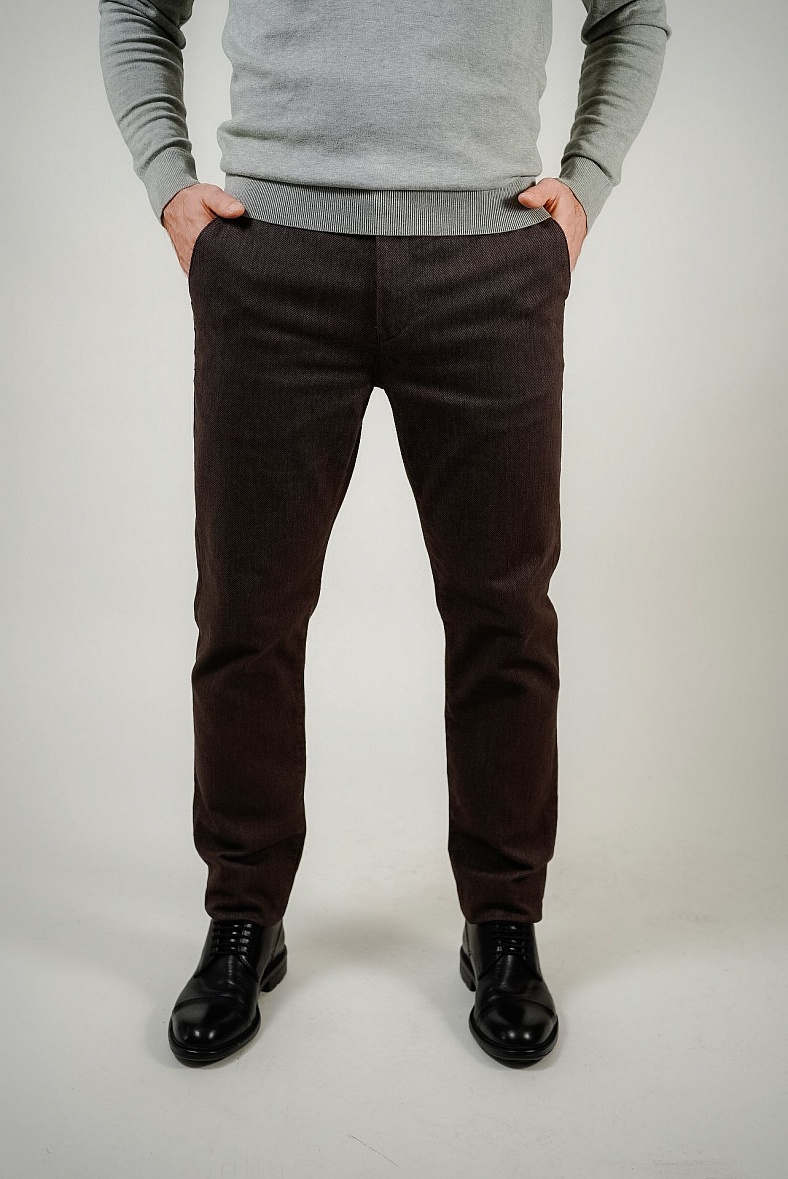 Брюки мужские чиносы, (повседневные брюки) коричневый Luxor 805-2094.G999.Y002.L.C0501