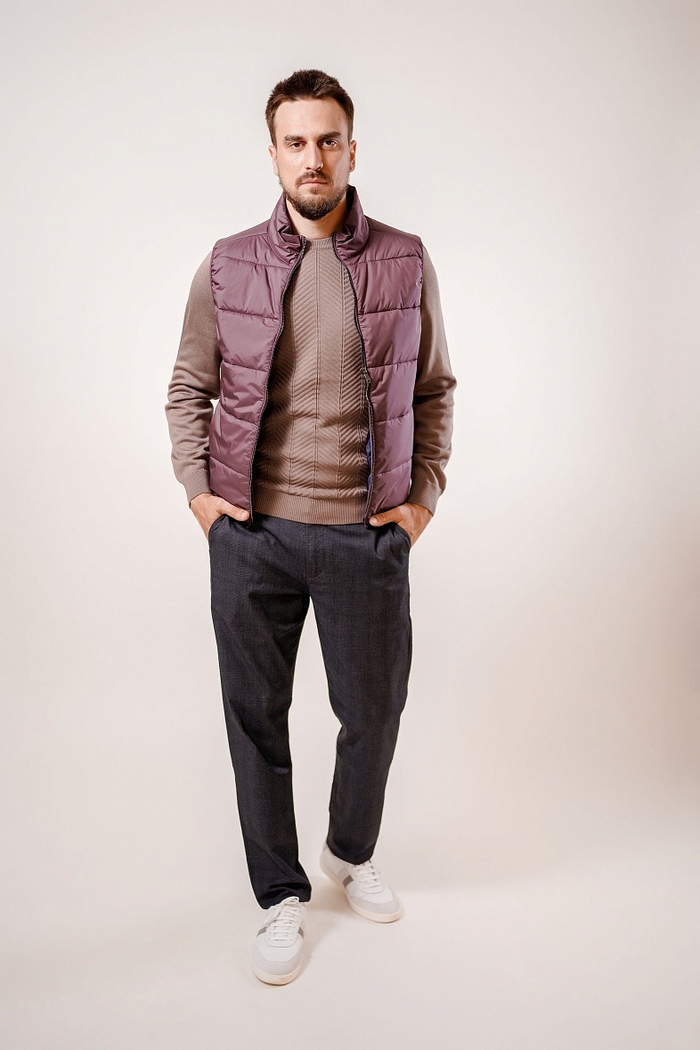 Жилет мужской красный DTMD (DORTMUND) 2018 PLUM