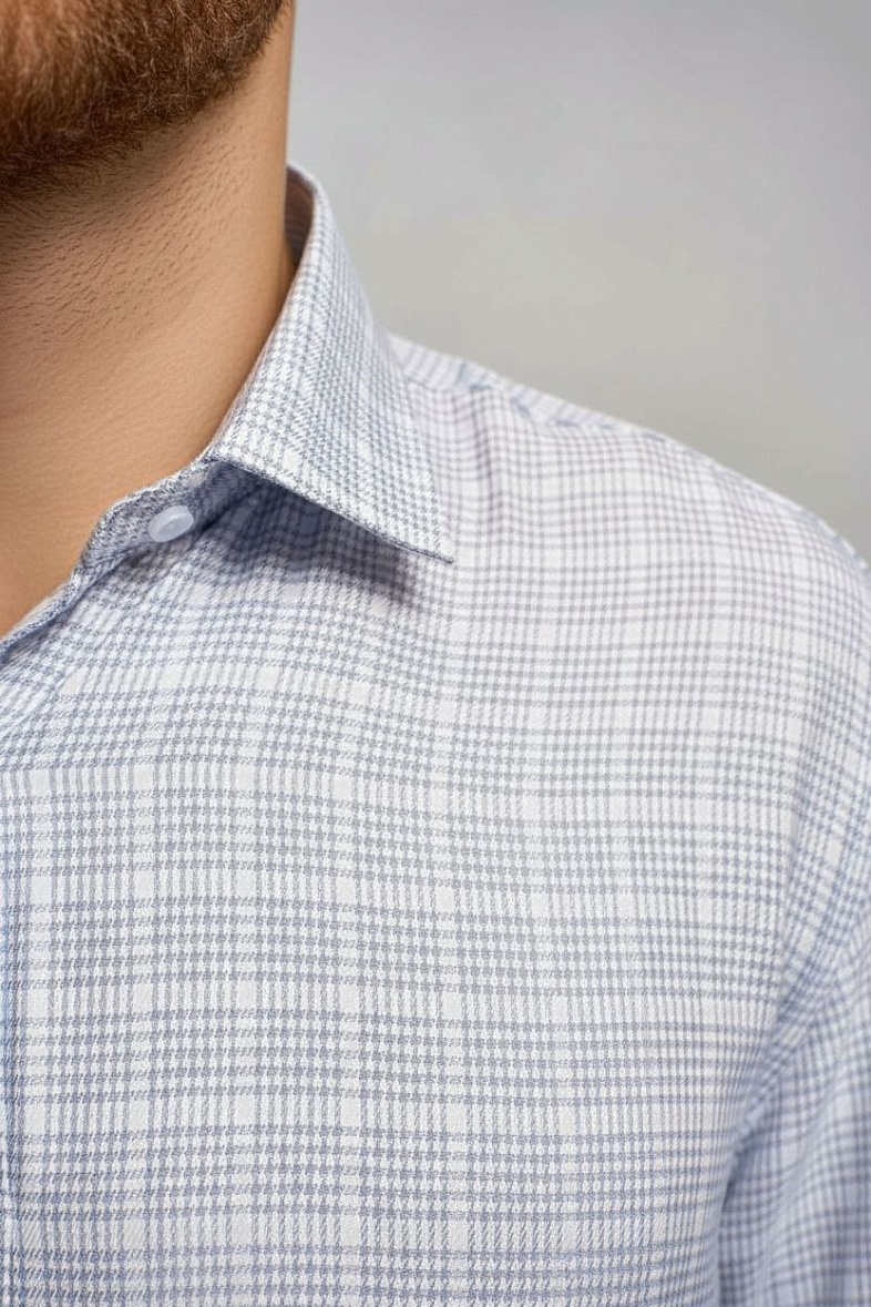 Рубашка мужская  голубой GROSTYLE SS018309