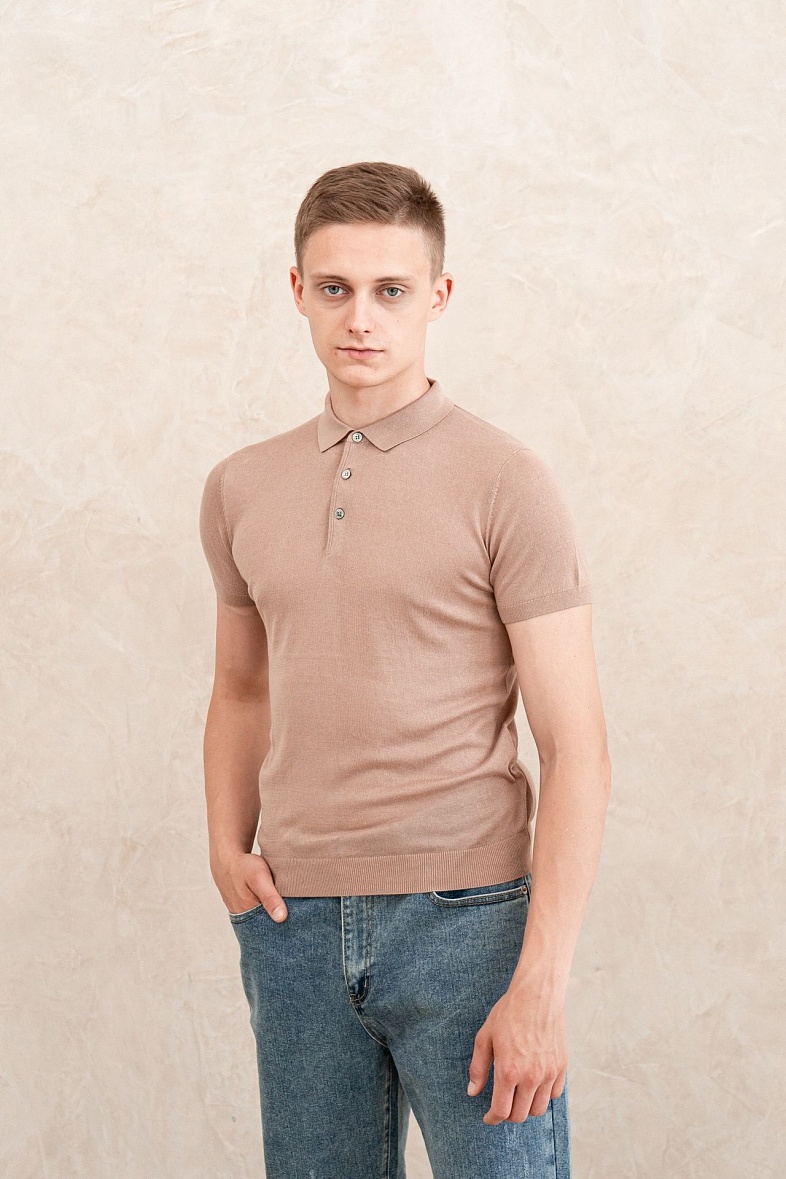 Джемпер поло GROSTYLE цвет бежевый GROSTYLE 034738 (UK14)