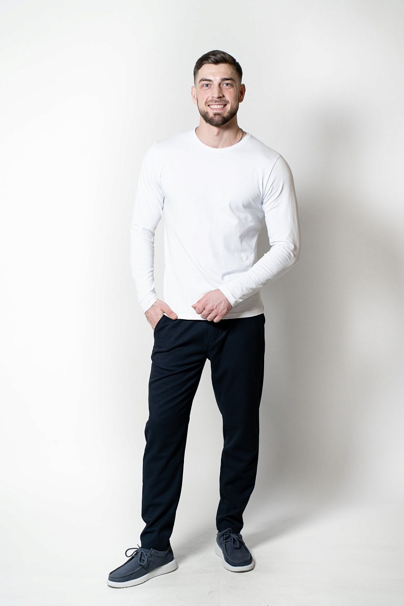 Лонгслив мужской цвет белый Luxor 822-0254.O360.Y000.L.W0011