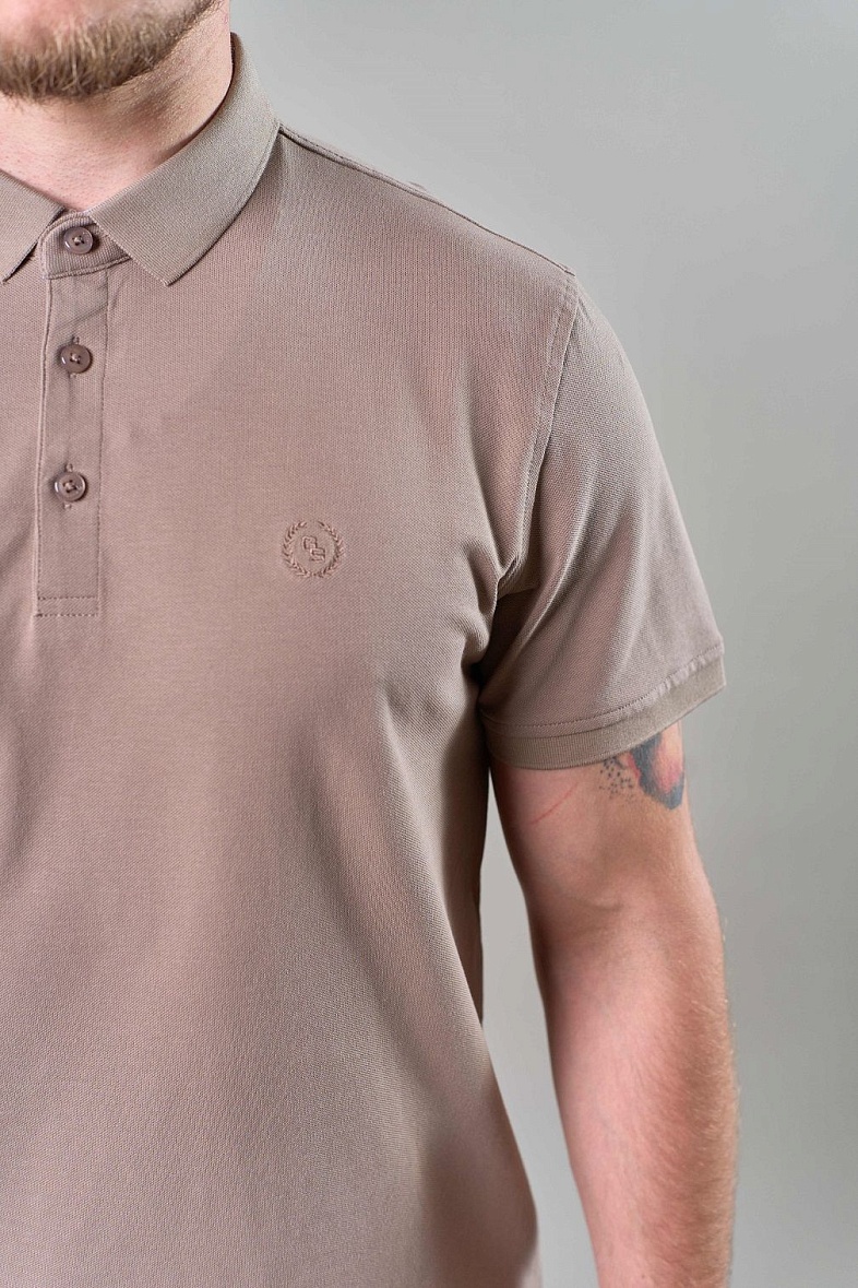 Джемпер-поло GROSTYLE knit цвет бежевый GROSTYLE 035387