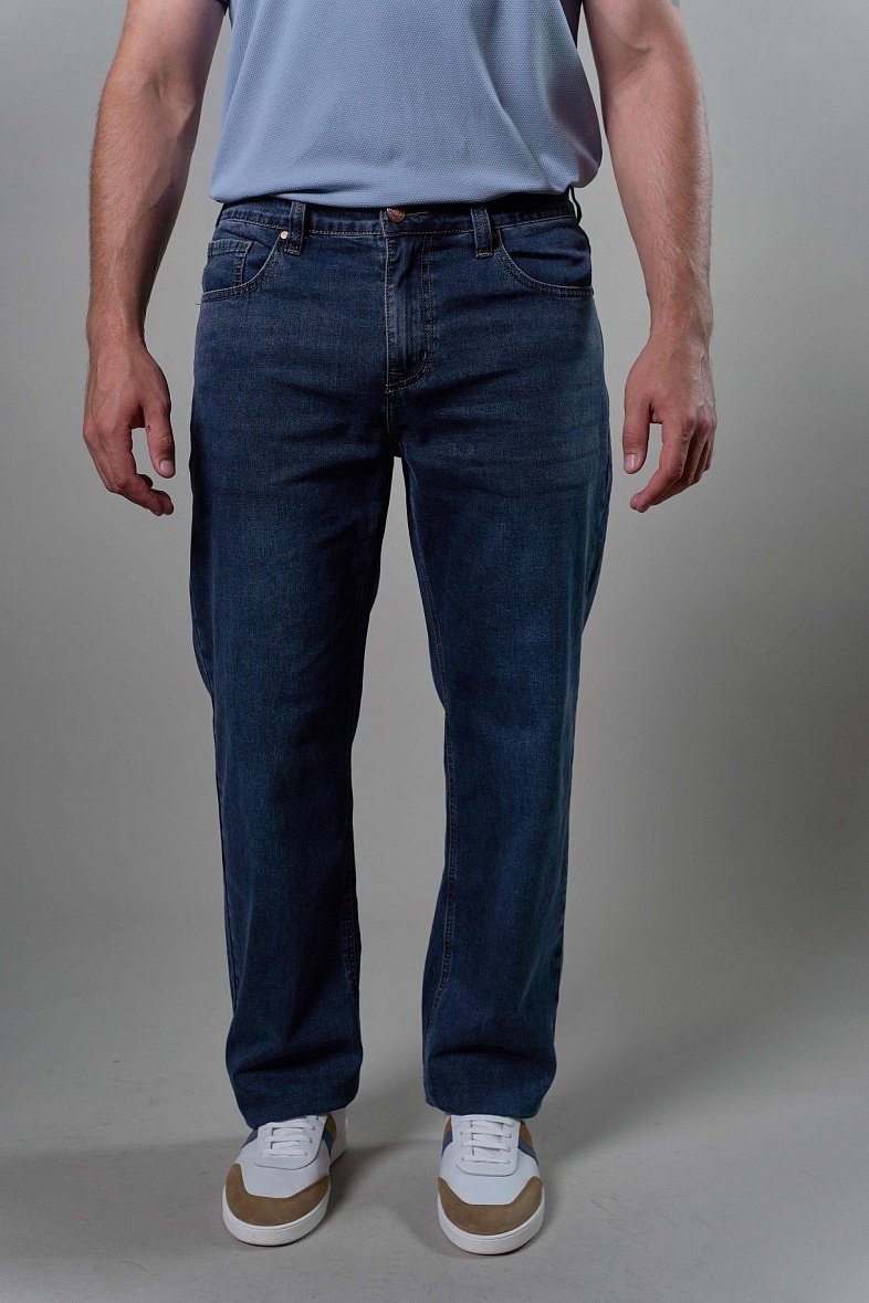 Джинсы мужские синий Mossmore MR2669F BLUE-BLACK