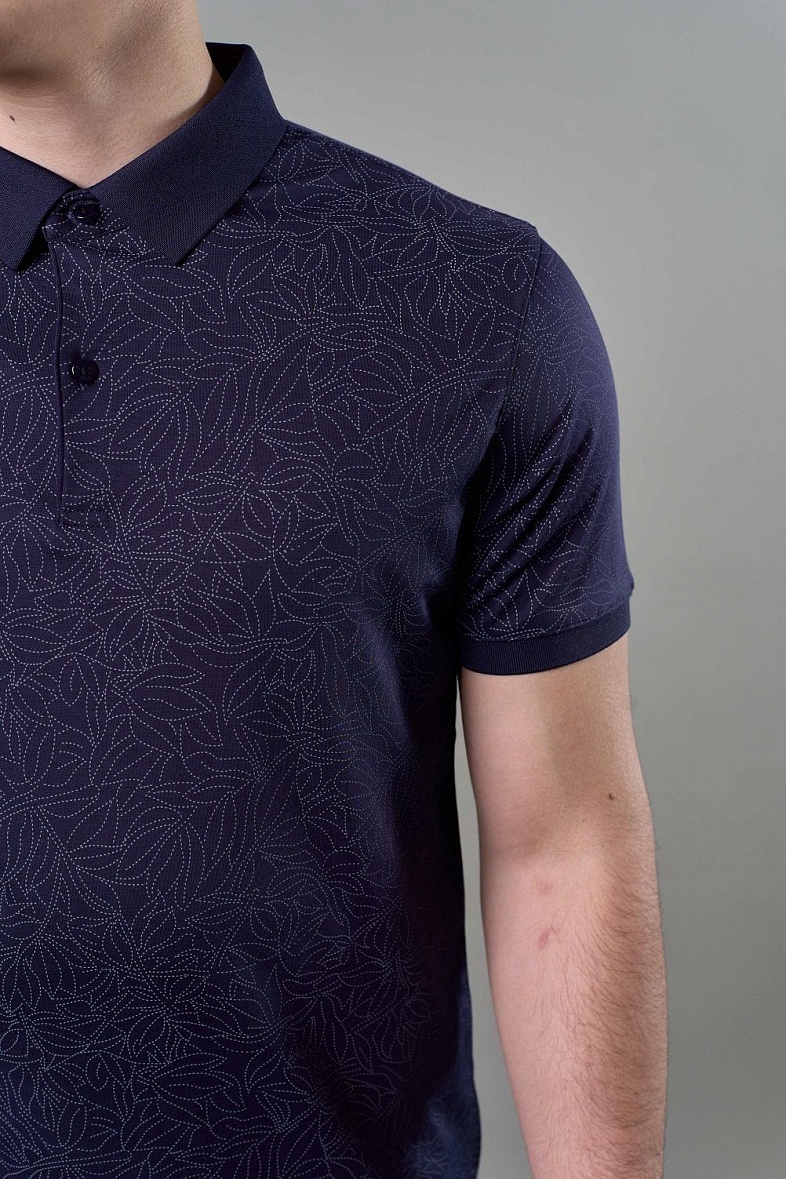 Трикотаж Поло цвет синий LEXMER NT-PP-6244