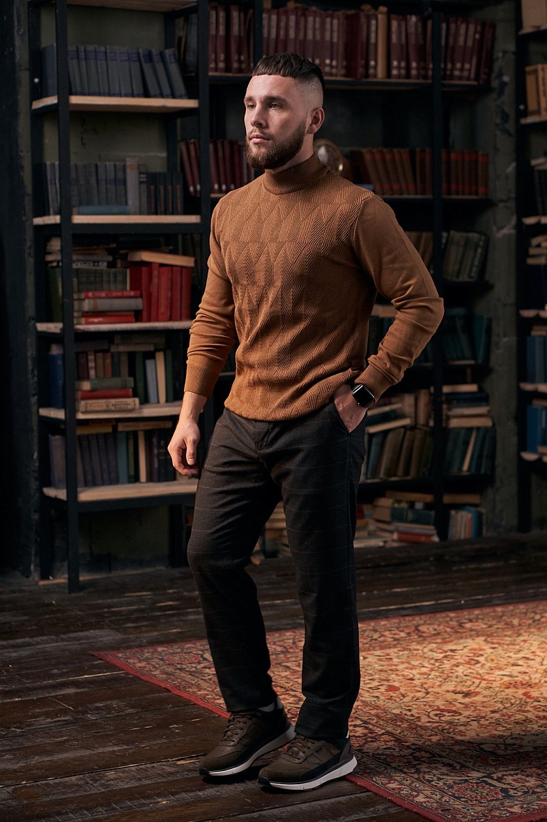 Брюки мужские чиносы, (повседневные брюки) синий Luxor 805-2094.E165.Y001.L.C0501