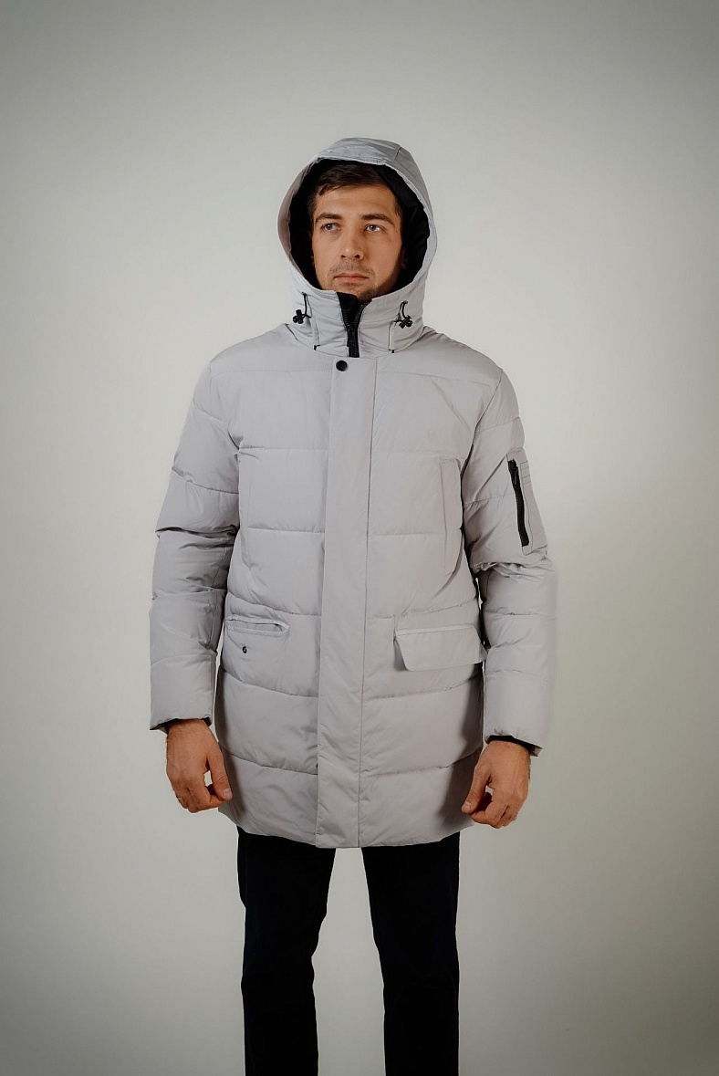 Куртка мужская белый, черный VALENTI NW-KM-1725