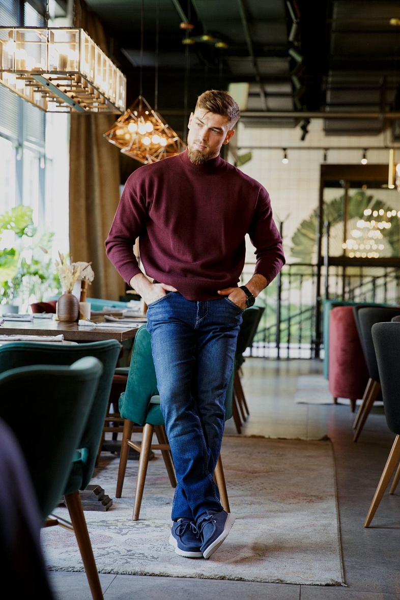 Трикотаж Джемпер цвет красный LEXMER NT-DVK-2890