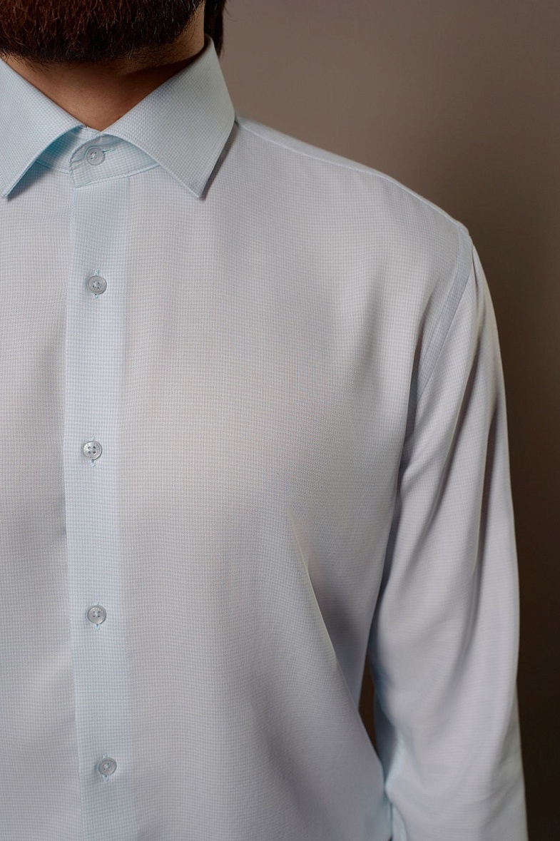 Рубашка мужская длинный рукав белый GROSTYLE SS018234