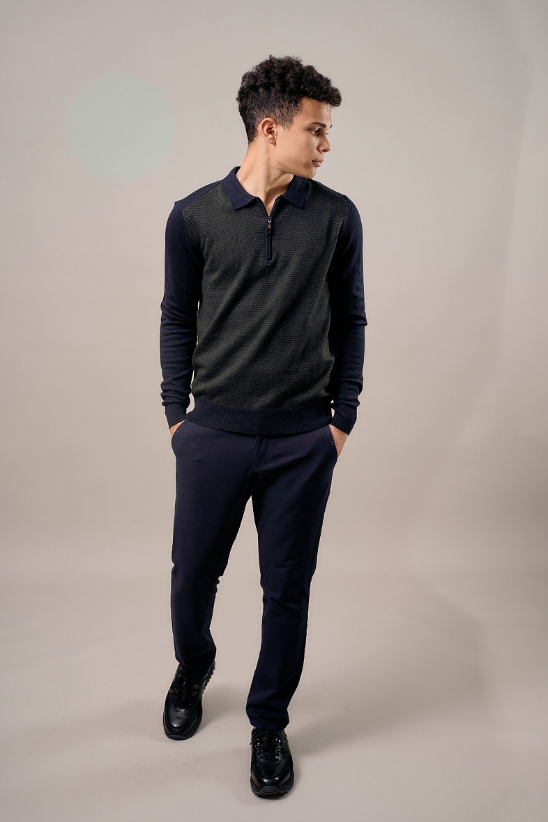 Джемпер поло GROSTYLE цвет синий GROSTYLE 035082