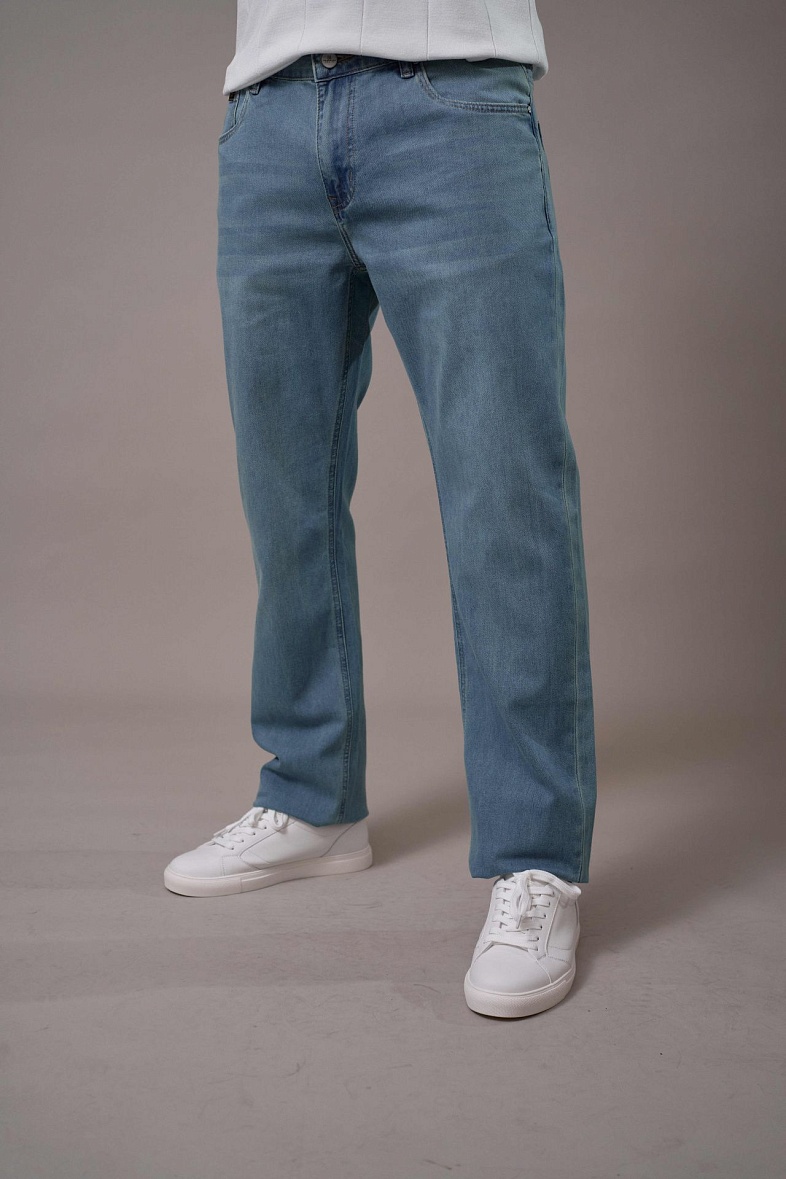 Джинсы мужские голубой Mossmore MR2704 TINT-GREEN