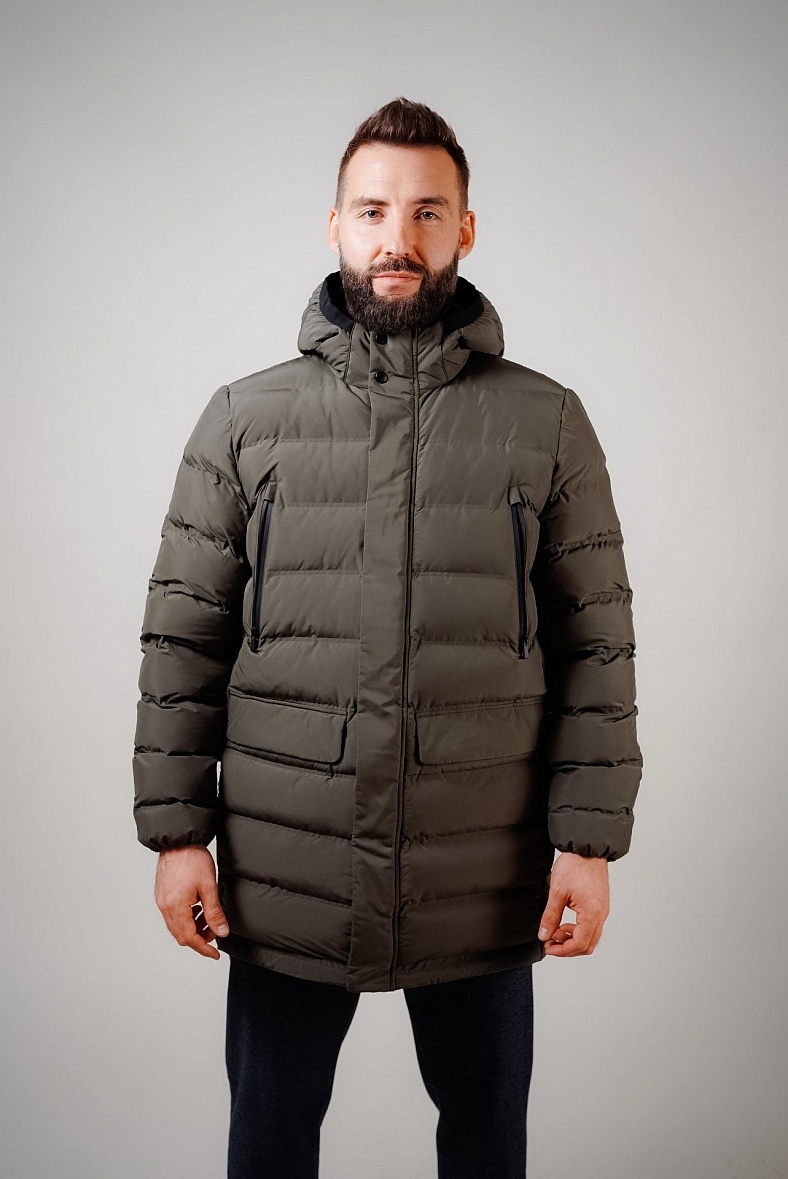 Куртка мужская зеленый Geox M3628L/T2961/F3462