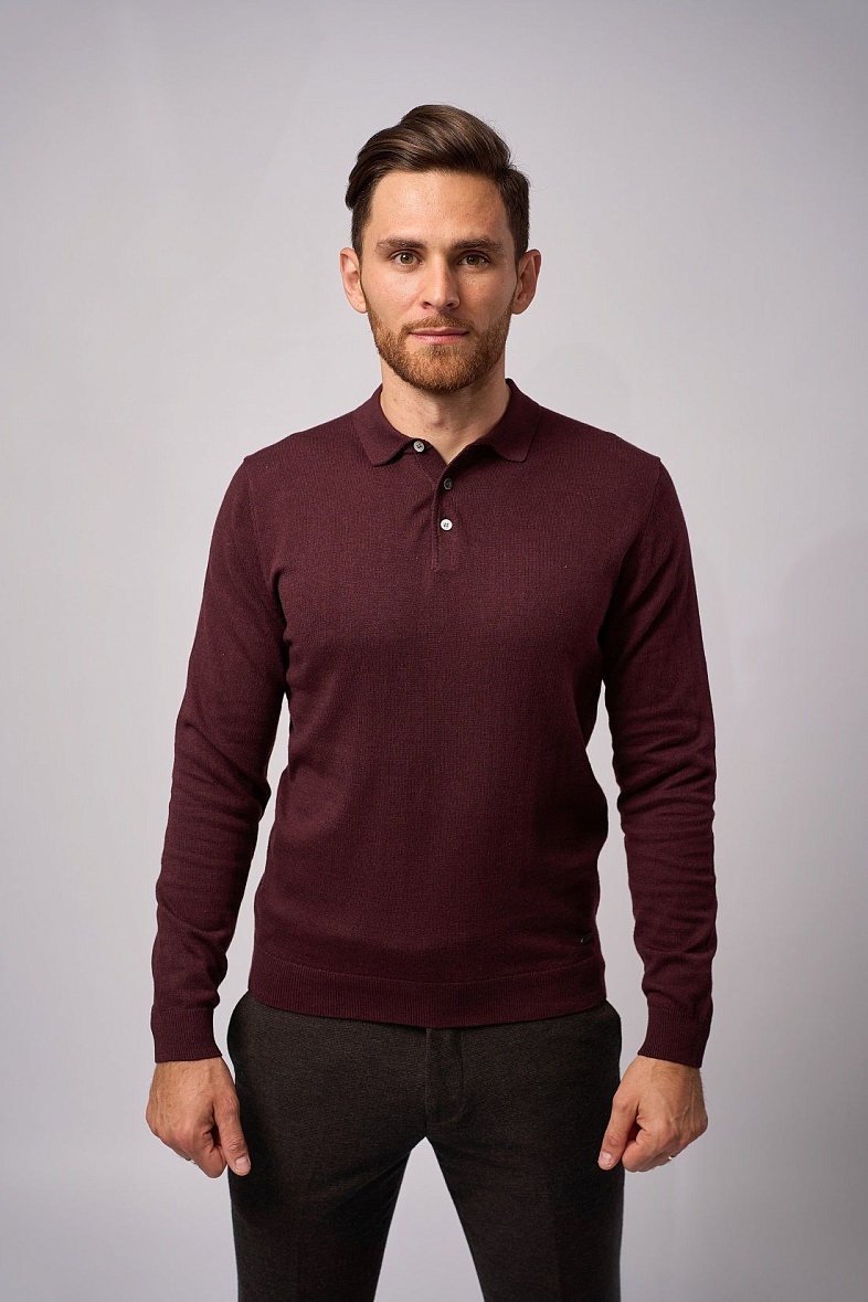 Джемпер поло GROSTYLE цвет красный GROSTYLE 035087