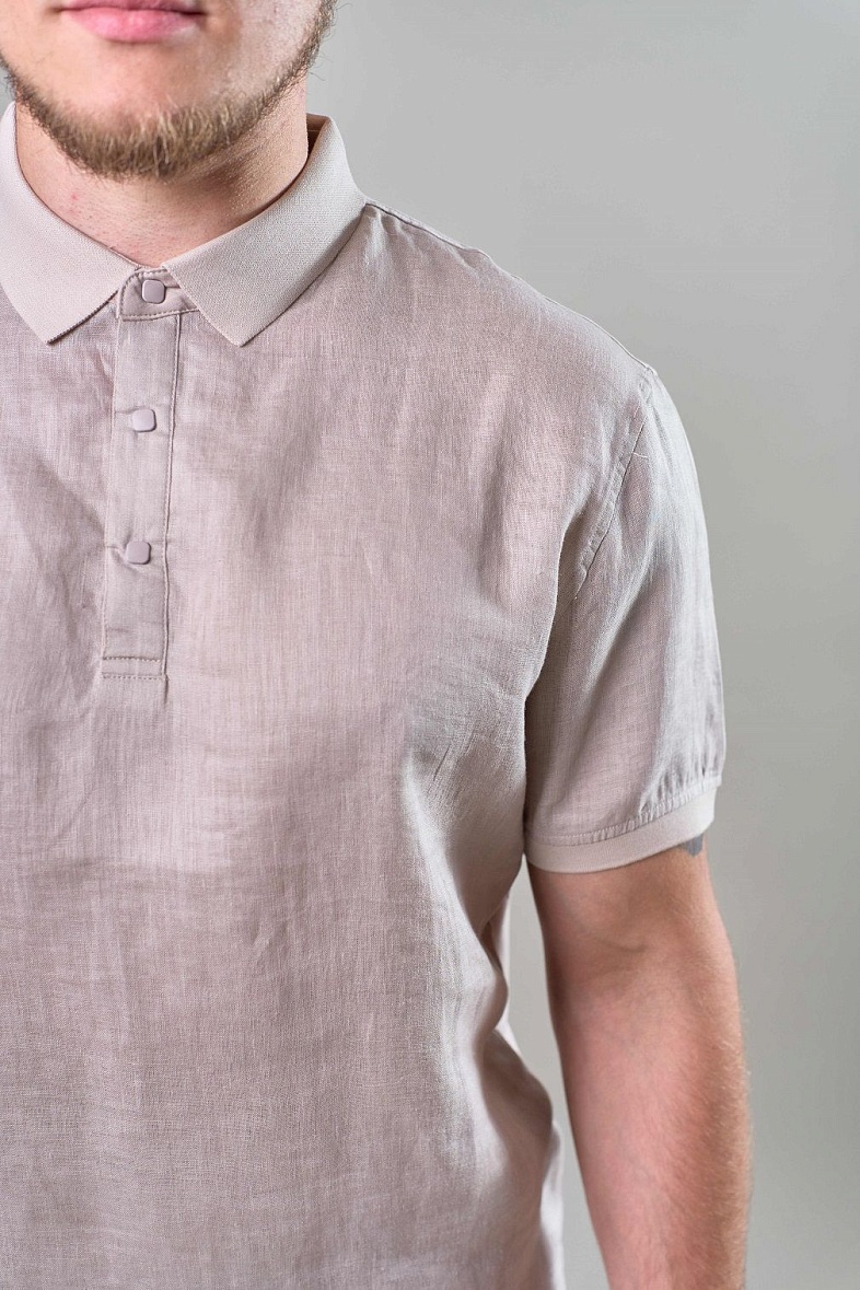 Трикотаж Поло цвет бежевый LEXMER NT-PP-6234